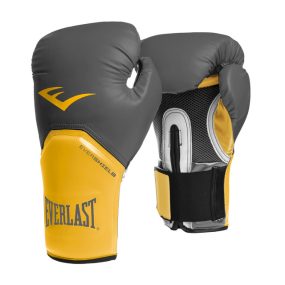 Guante Box Pro Style Training Everlast Plomo/ Amarillo