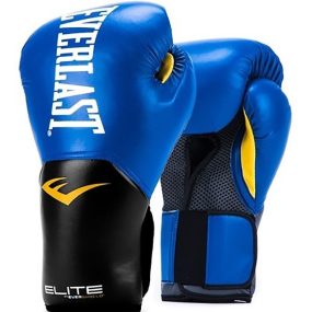 Guante De Box Elite Prostyle Everlast Azul   12 onz