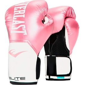Guante De Box Elite Prostyle Everlast Rosado / Blanco  8 onz